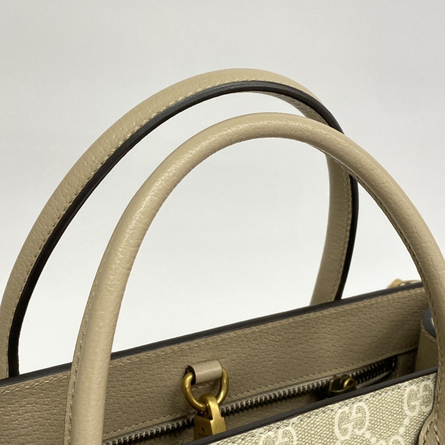 Gucci Beige Pvc Tote Bag ( )
