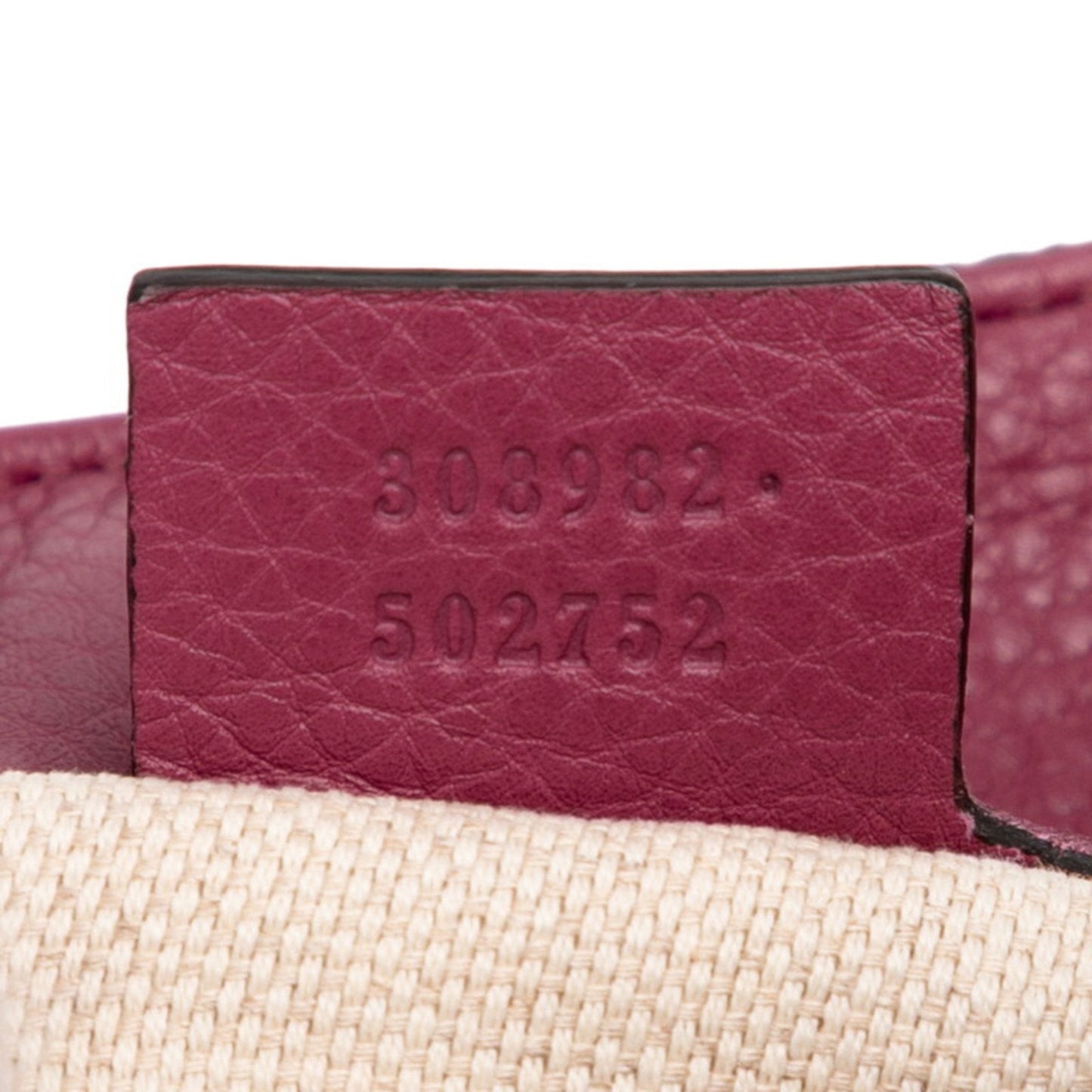 Gucci Purple Leather Shoulder Bag Tote Bag ( )