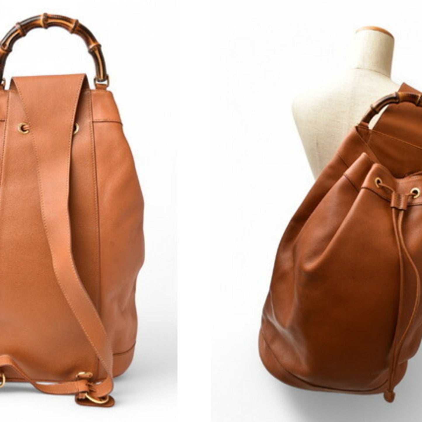 Gucci Brown Leather Shoulder Bag Sling Bag ( )