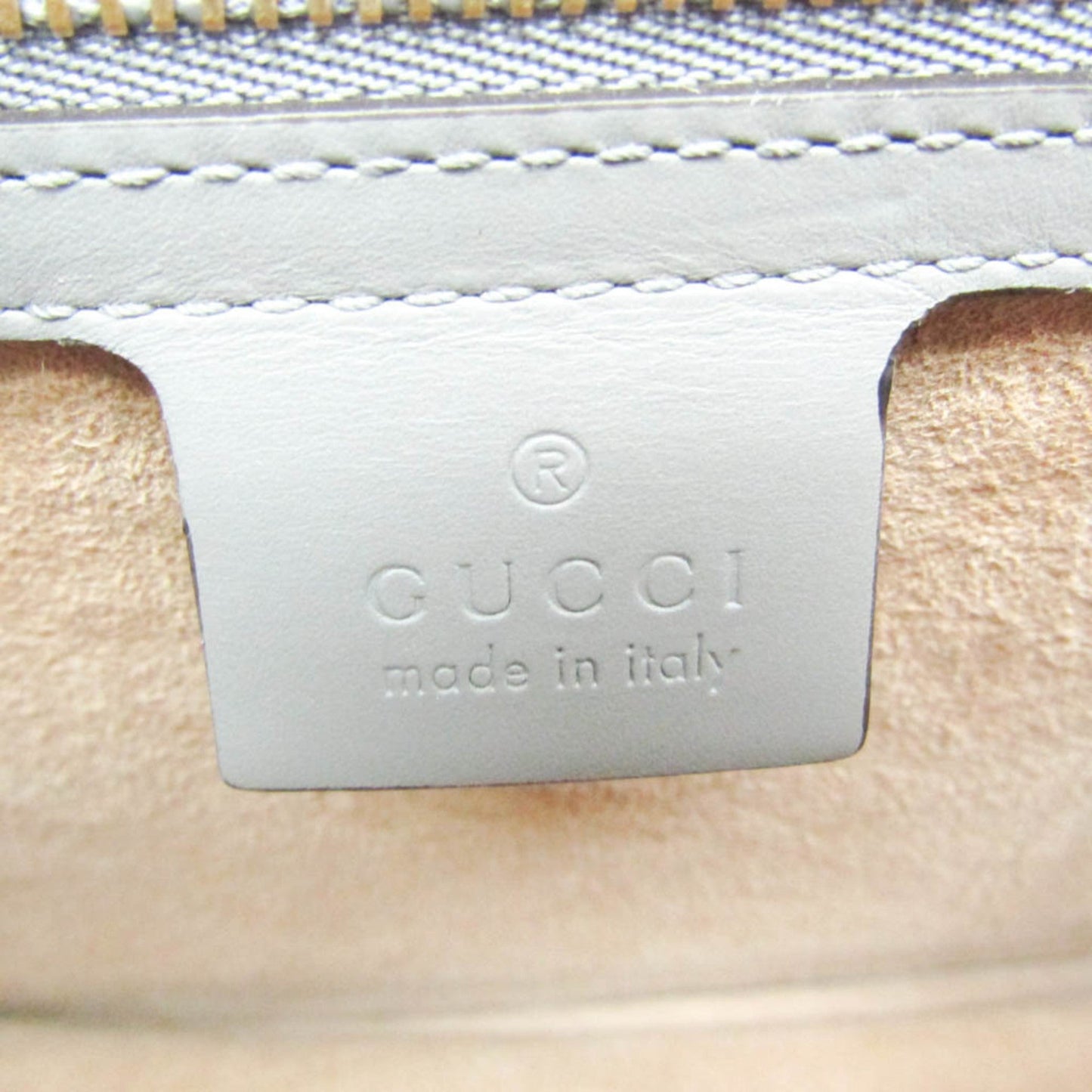 Gucci Gray Leather Shoulder Bag ( )