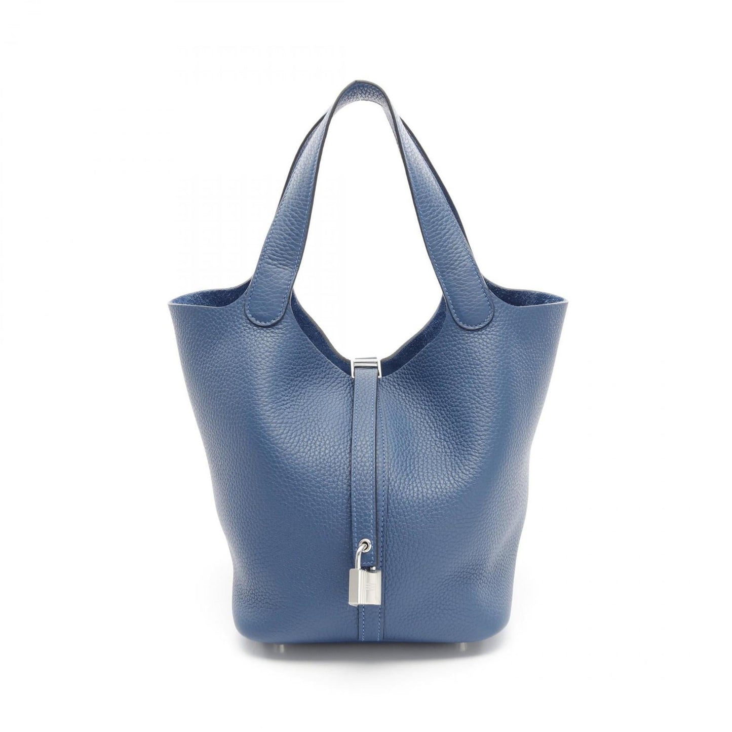 Hermes Picotin Blue Taurillon Clemence Leather Leather Handbag ( )