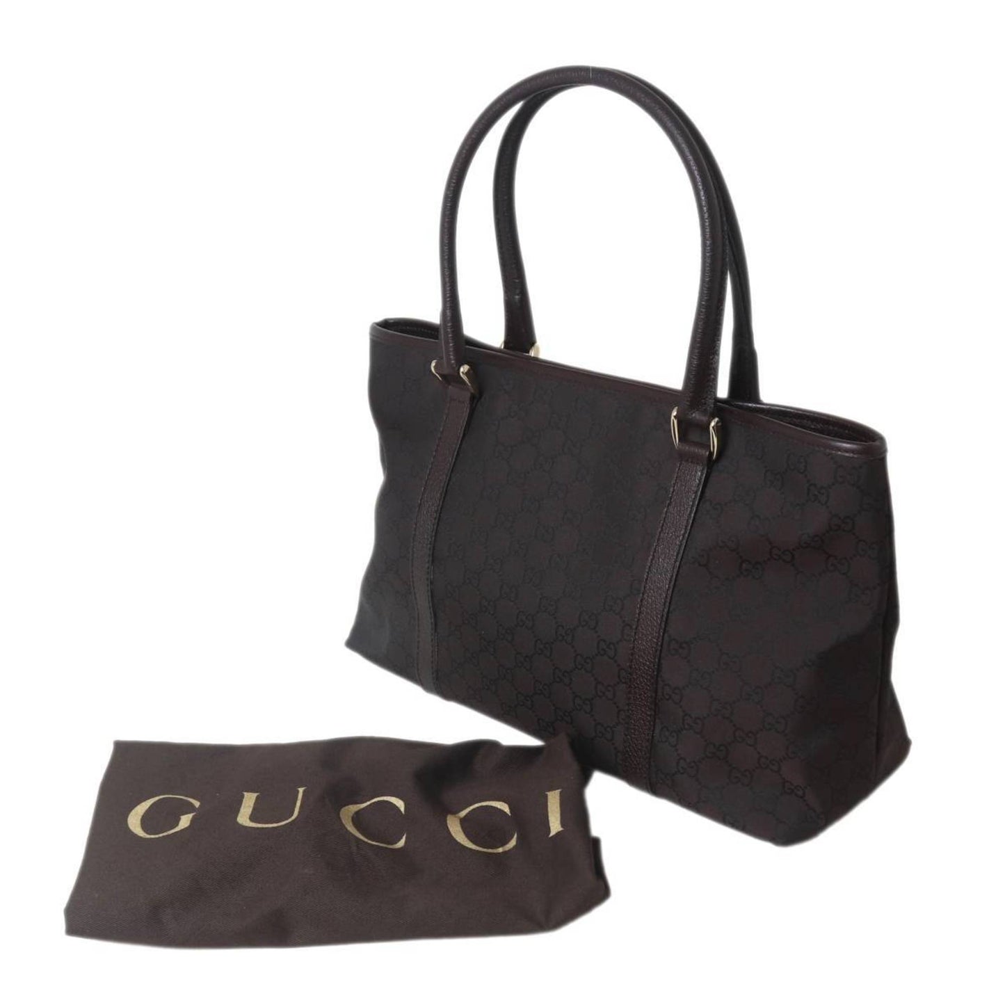 Gucci Brown Gg Canvas Tote Bag ( )