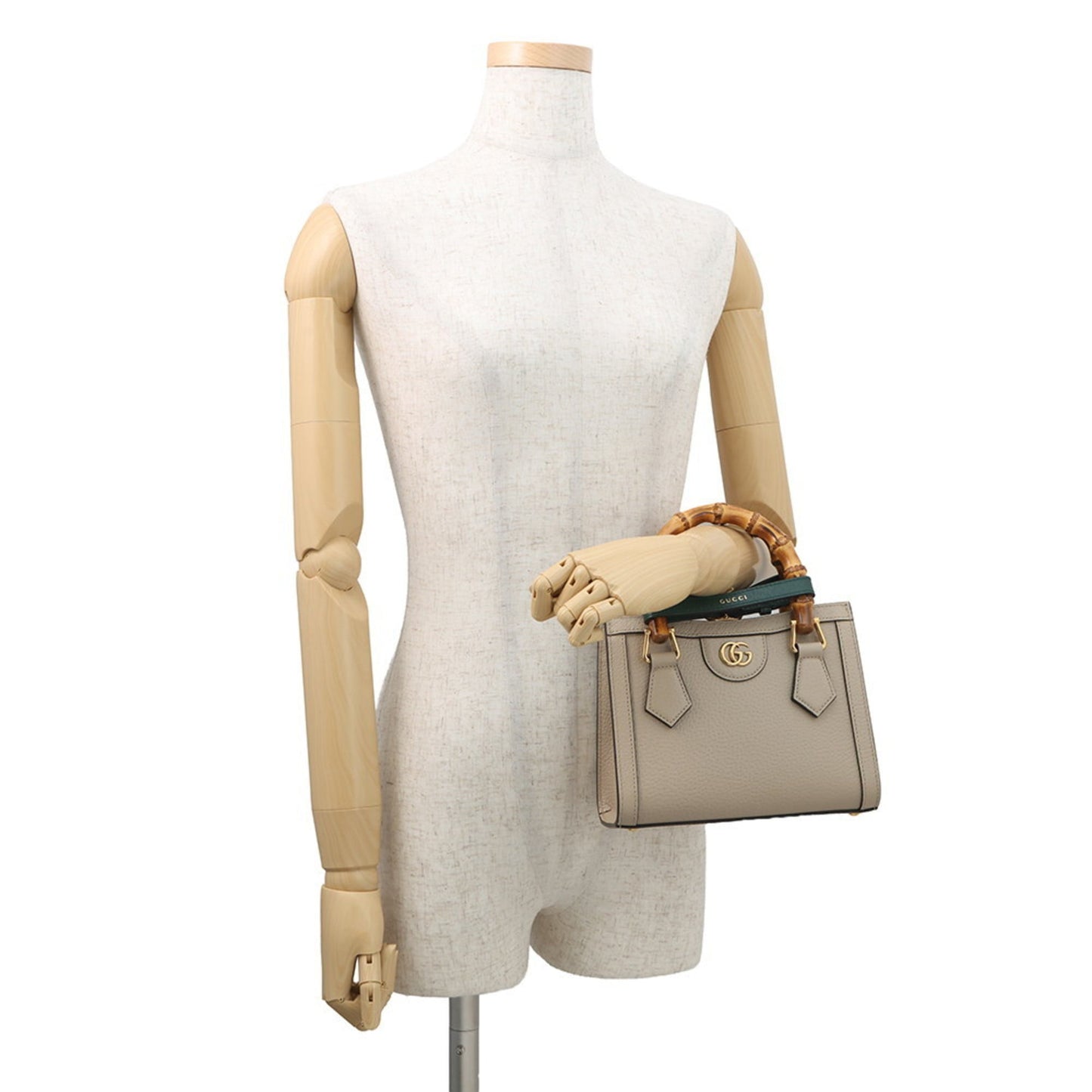 Gucci Beige Leather Handbag Shoulder Bag ( )