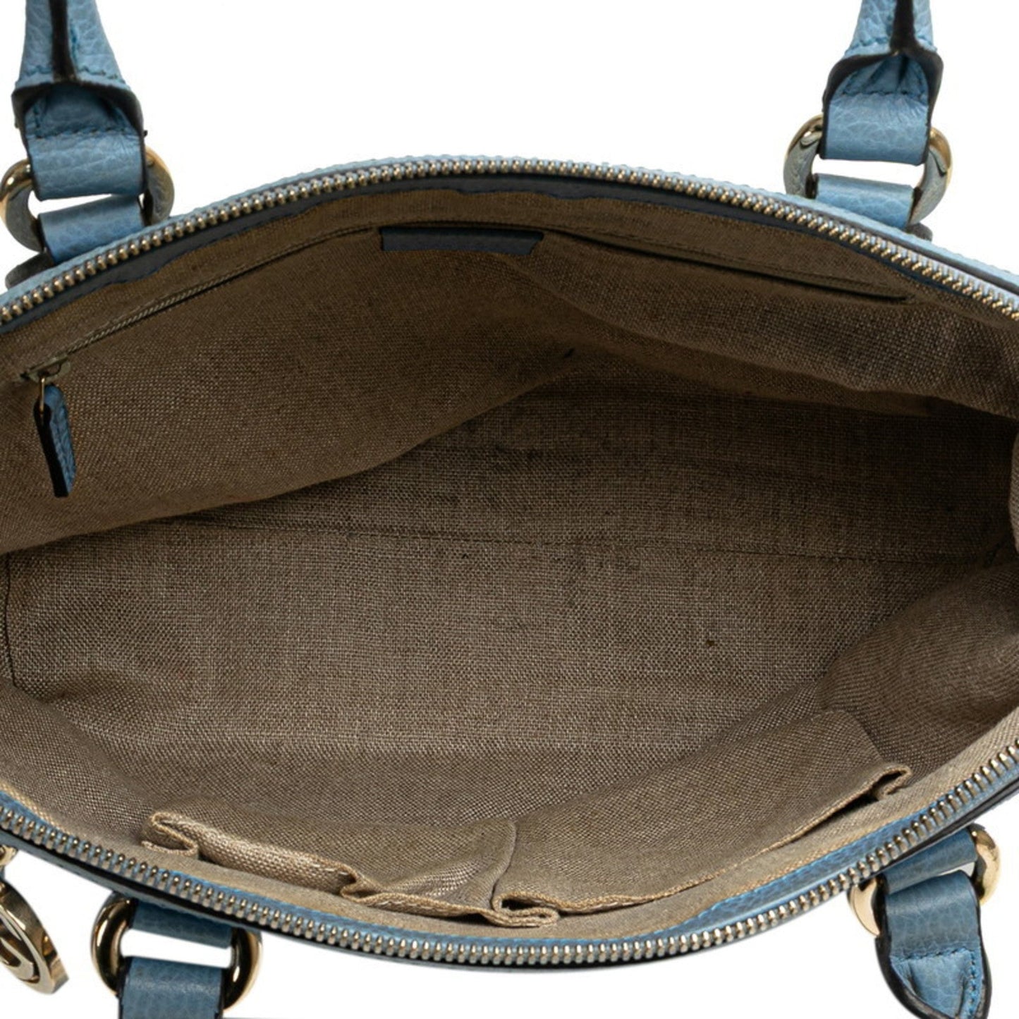 Gucci Light Blue Leather Handbag Shoulder Bag ( )