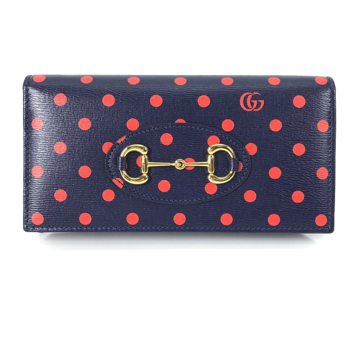 Gucci Navy Leather Long Wallet (Bi-Fold) ( )
