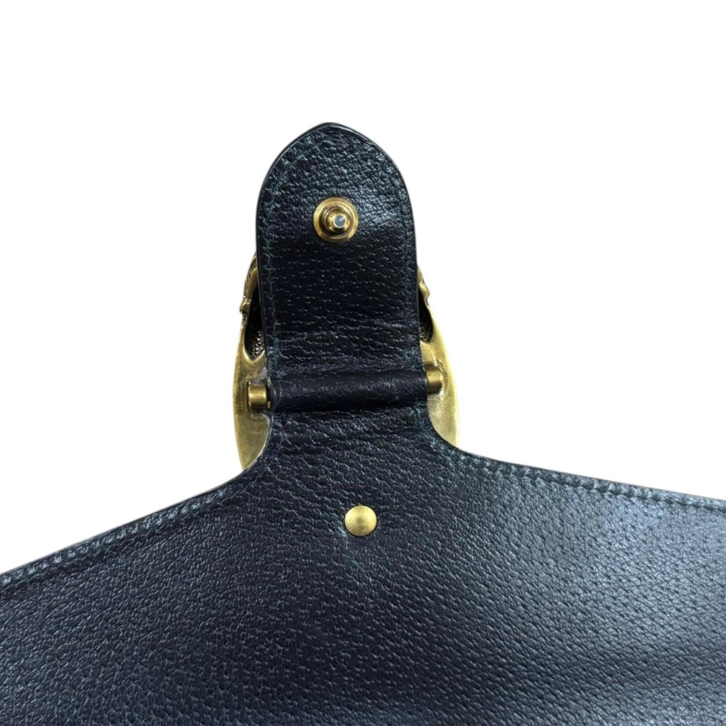 Gucci Black Leather Shoulder Bag ( )
