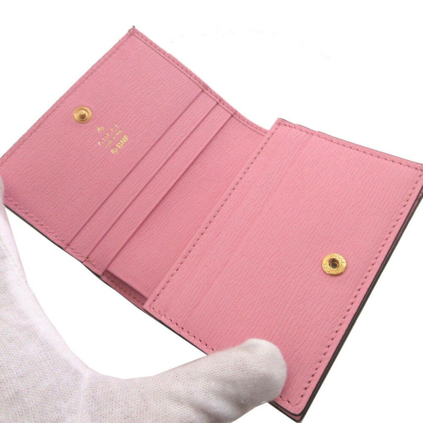 Gucci Pink Leather Wallet (Bi-Fold) ( )