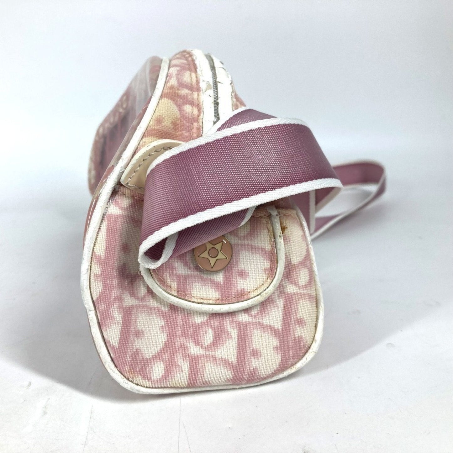 Christian Dior Pink Pvc Leather Pouch Shoulder Bag ()