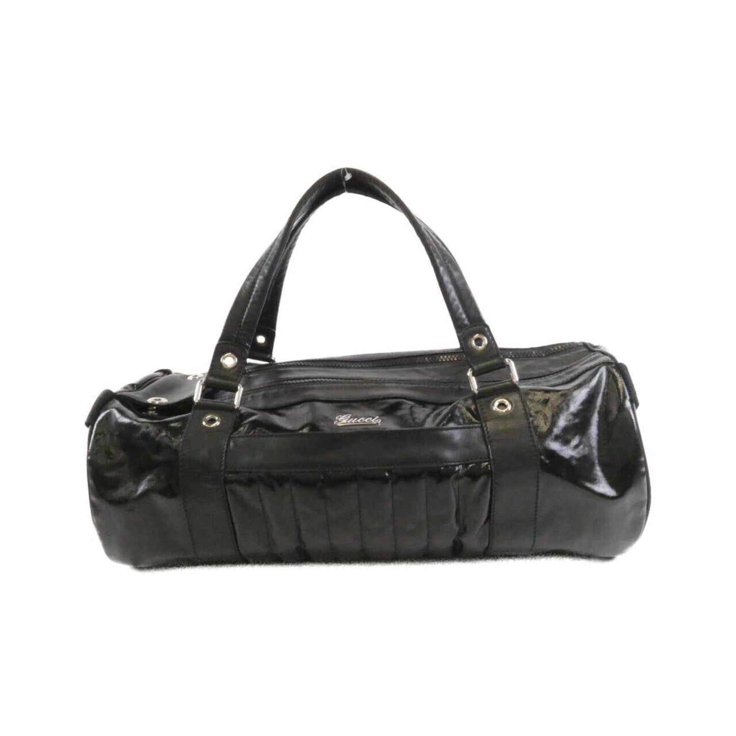 Gucci Black Pvc Boston Bag ( )