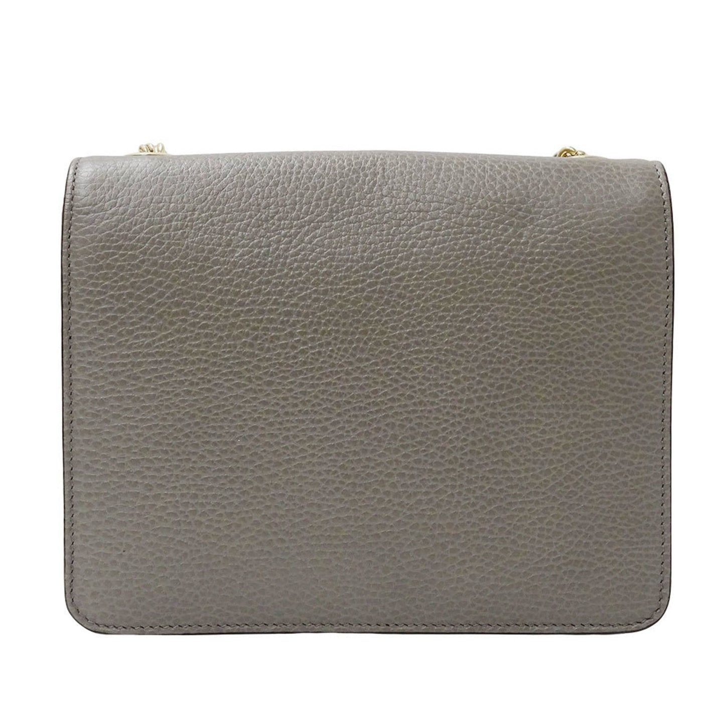 Gucci Gray Leather Shoulder Bag ( )