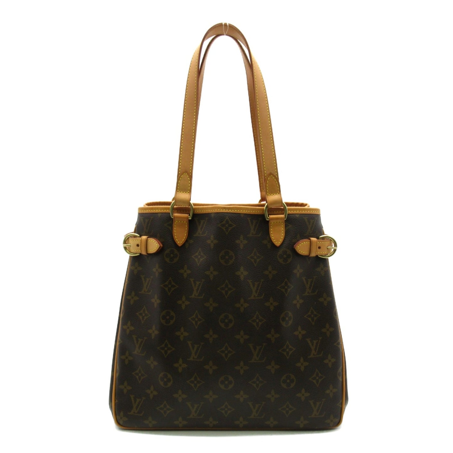 LOUIS VUITTON Batignolles Vertical Tote Bag Brown Monogram PVC coated canvas