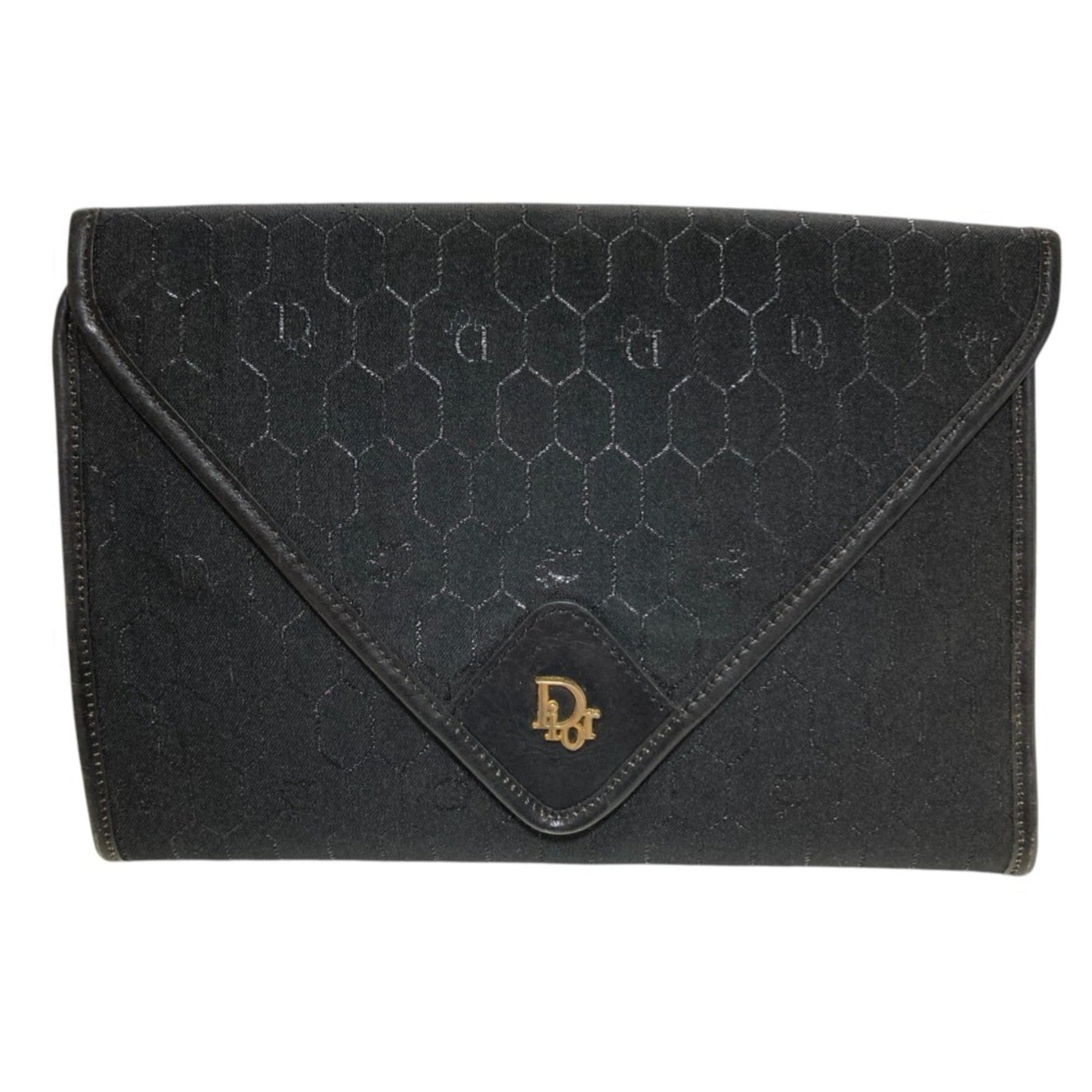 Christian Dior Black Canvas Shoulder Bag ()