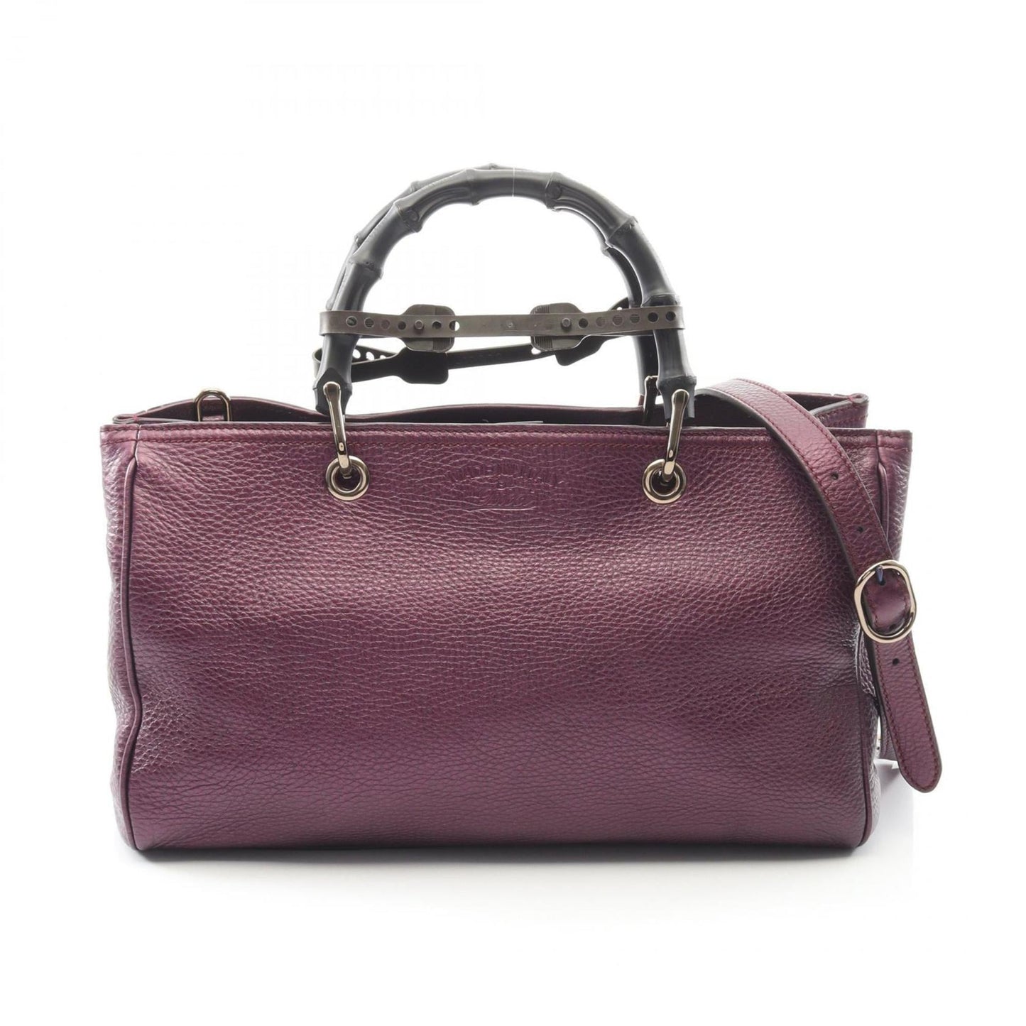 Gucci Purple Leather Tote Bag ( )