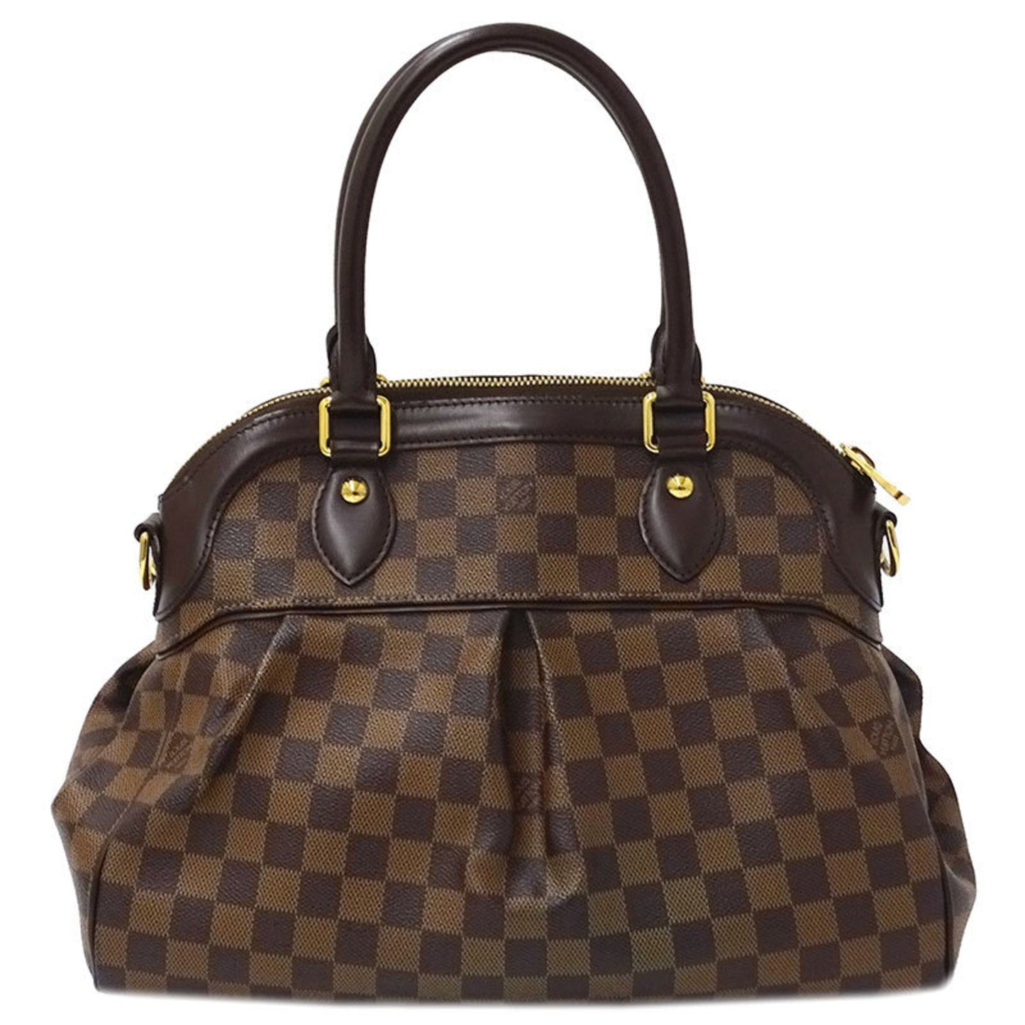 Louis Vuitton Bag Damier Ladies Handbag Shoulder 2way Trevi PM Brown
