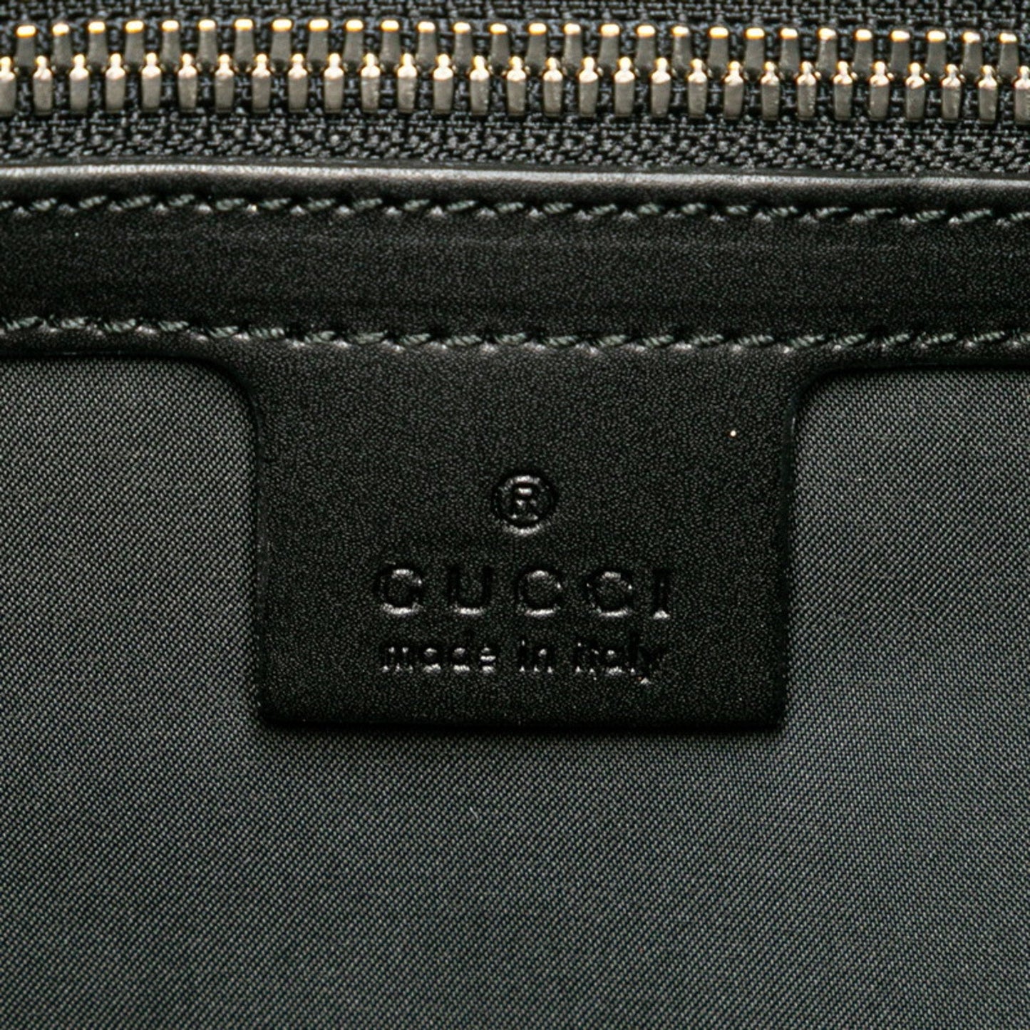 Gucci Black Gray Pvc Leather Backpack ( )