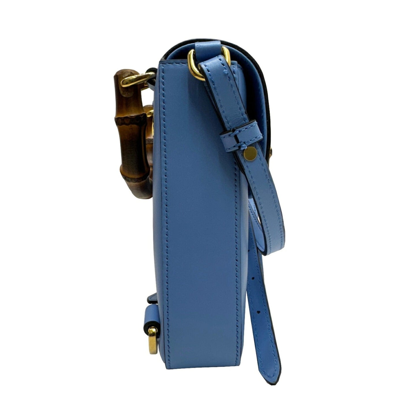 Gucci Light Blue Leather Handbag Shoulder Bag ( )