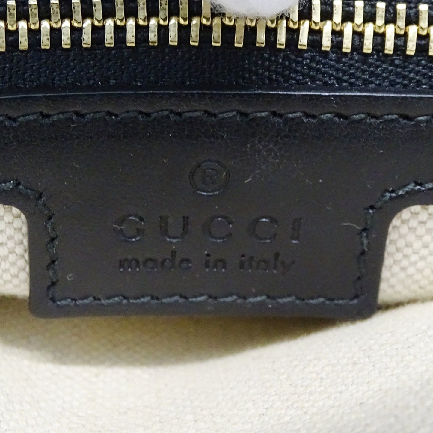 Gucci Black Leather Handbag Shoulder Bag ( )