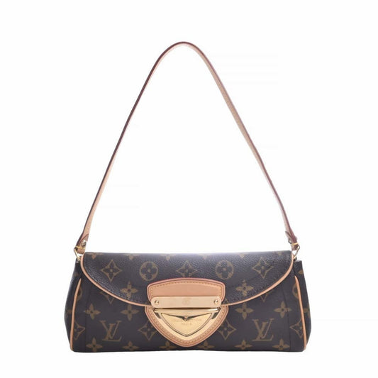 LOUIS VUITTON Monogram Pochette Beverly Shoulder Bag M40122 Brown Women's
