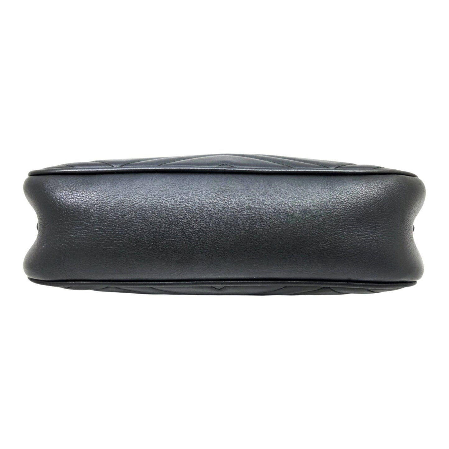Gucci Black Leather Shoulder Bag ( )