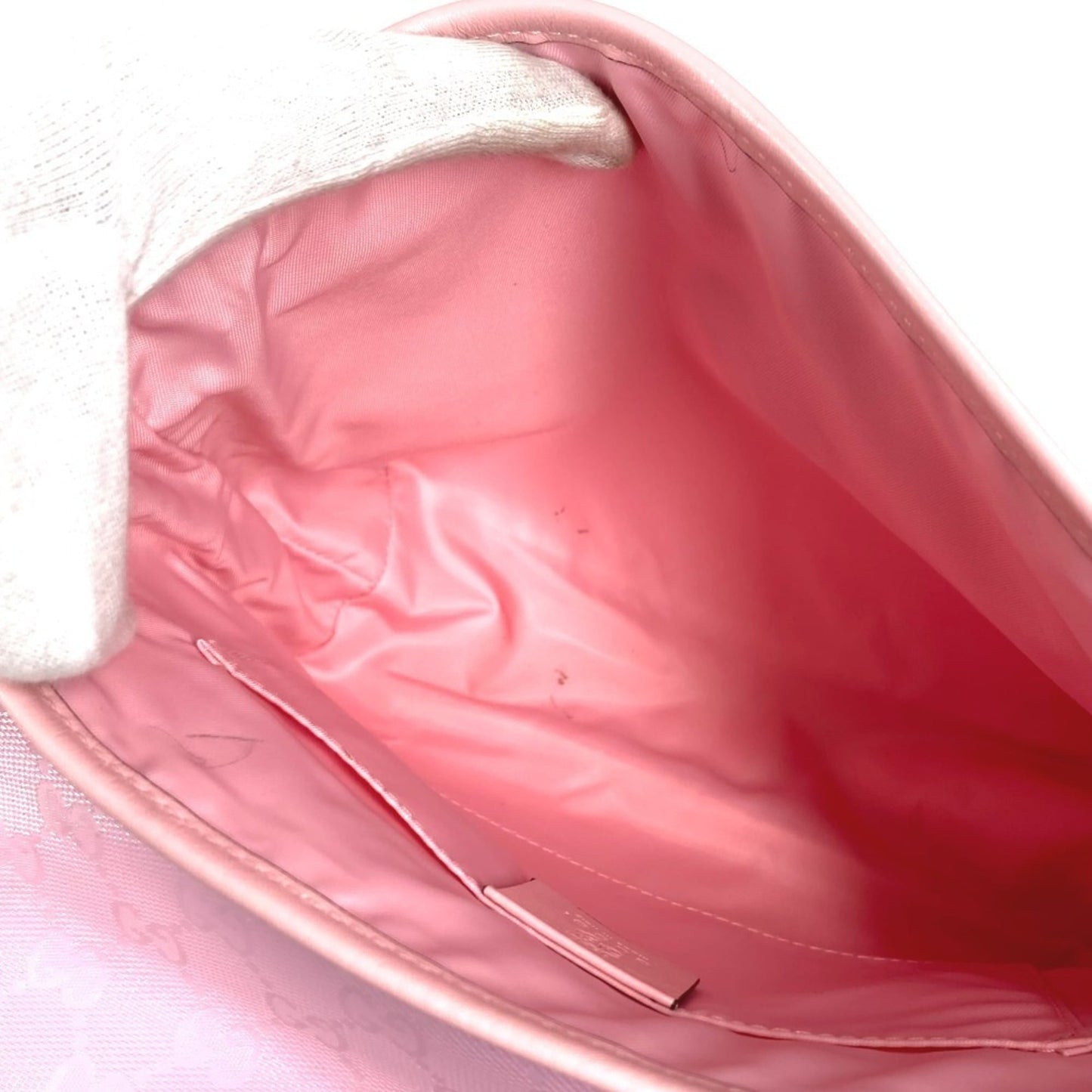 Gucci Gg ImprimÃ© Pink Gg ImprimÃ© Leather Messenger Bag Shoulder Bag ( )