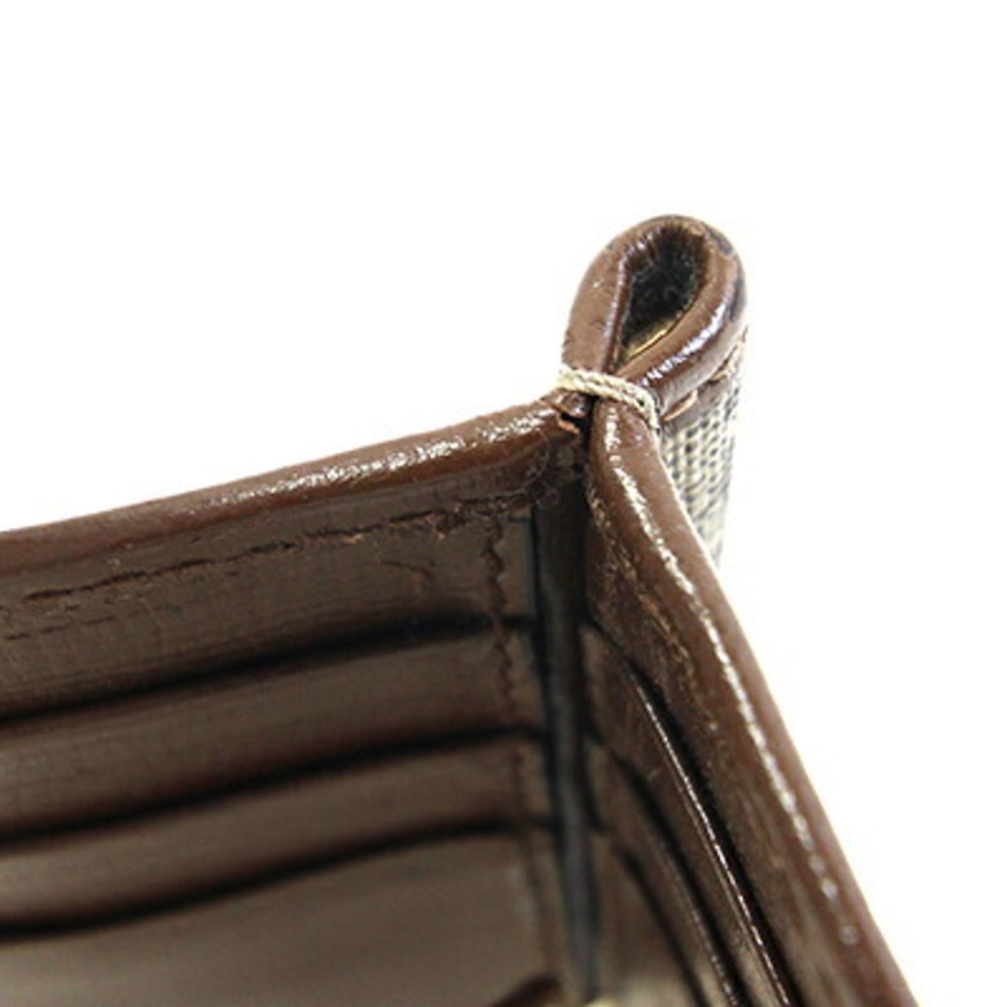 Gucci Beige Brown Gg Supreme Leather Wallet (Bi-Fold) ( )