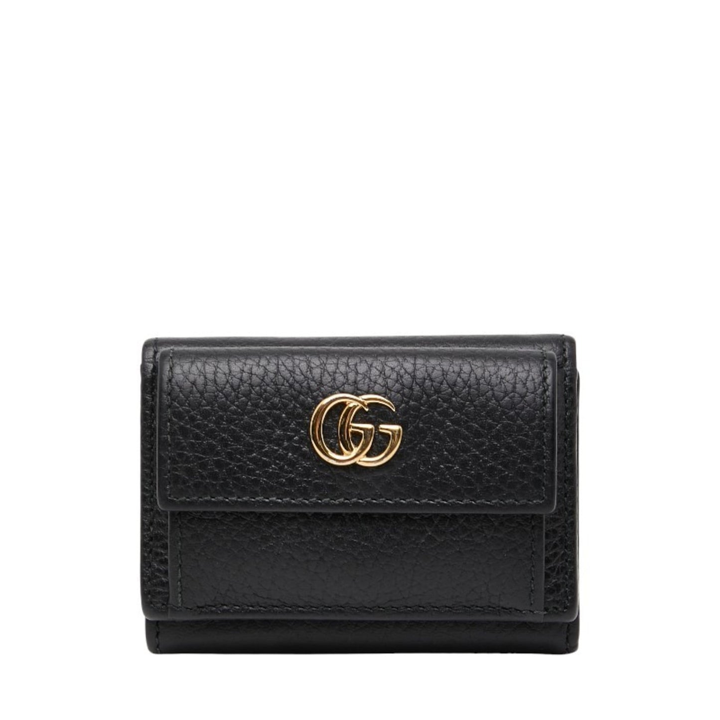 Gucci Black Leather Wallet (Tri-Fold) ( )