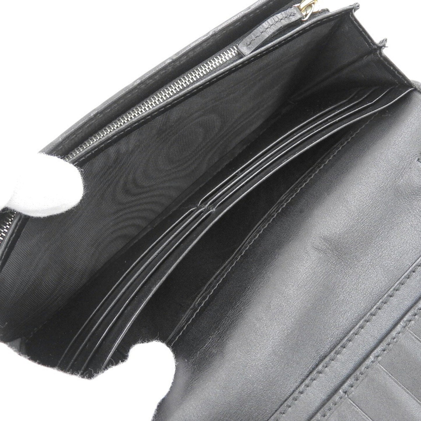 Gucci Black Leather Chain/Shoulder Wallet ( )