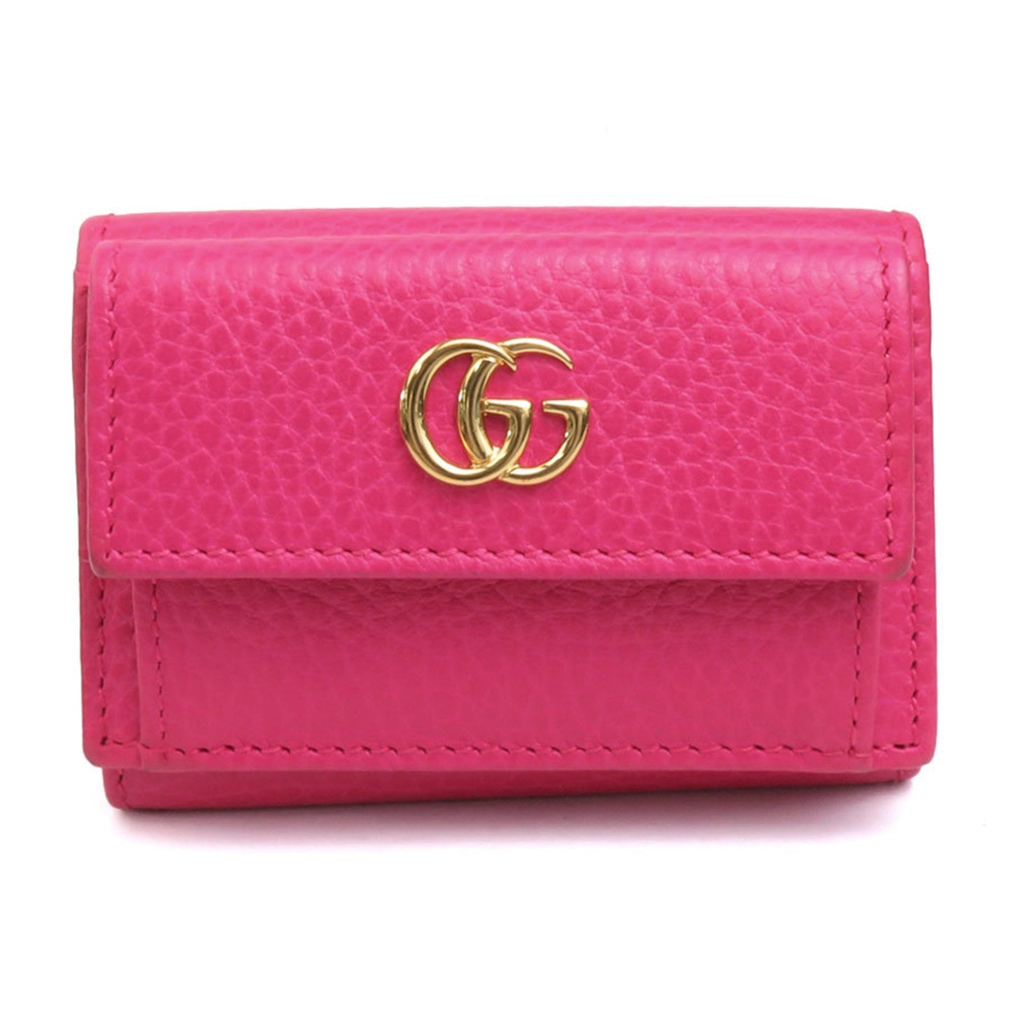 Gucci Pink Leather Wallet (Tri-Fold) ( )