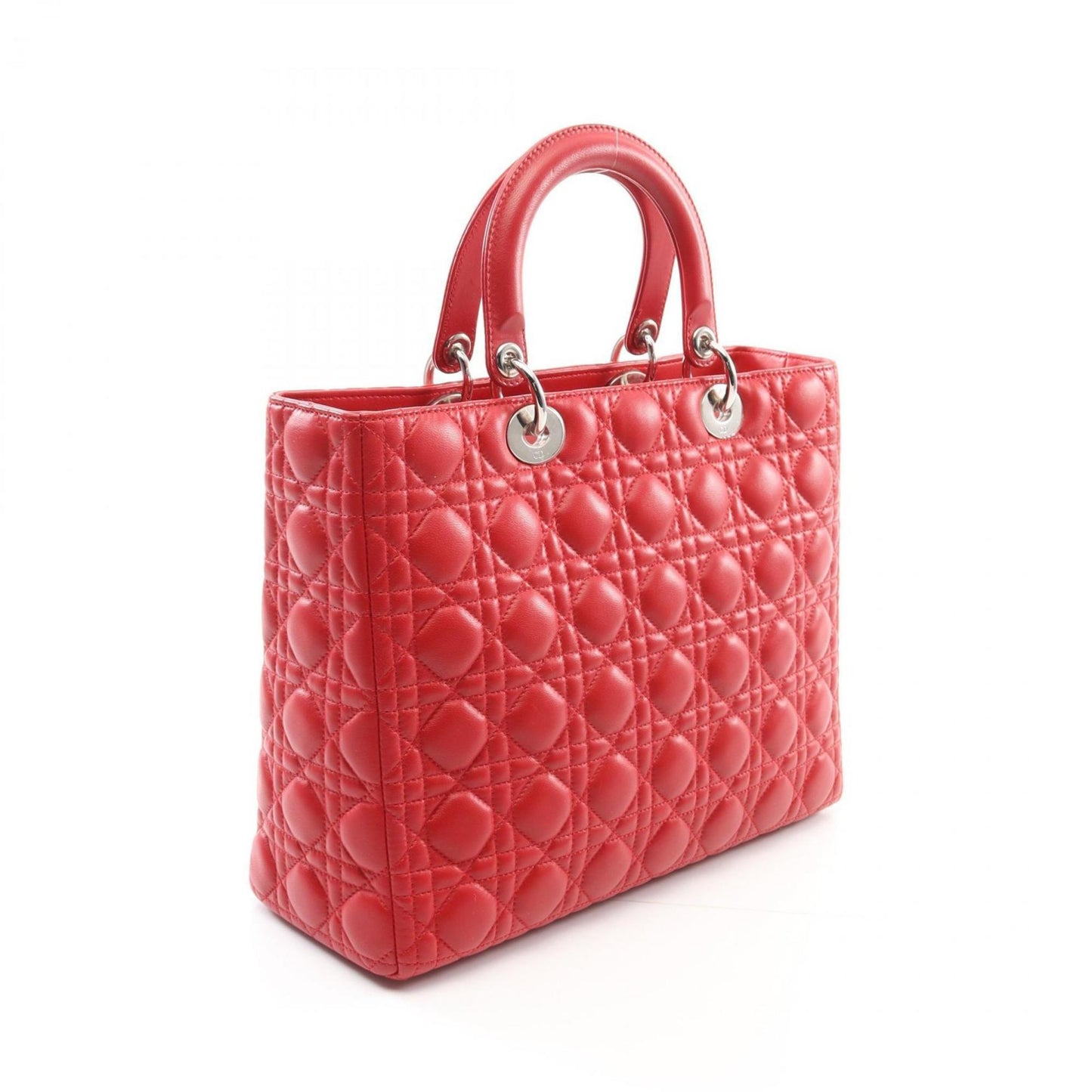 Christian Dior Red Color Leather Handbag ()