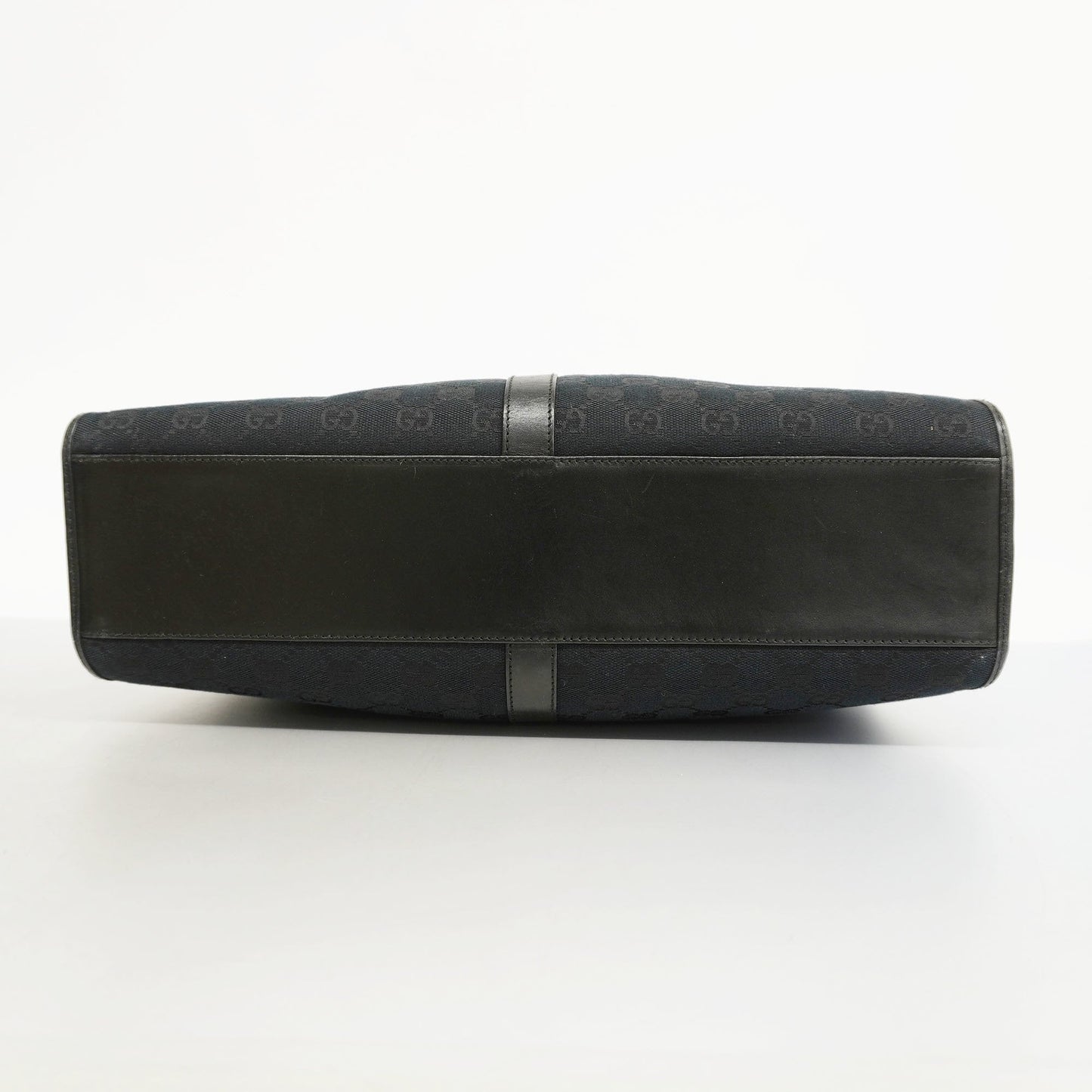 Gucci Leather Canvas Shoulder Bag