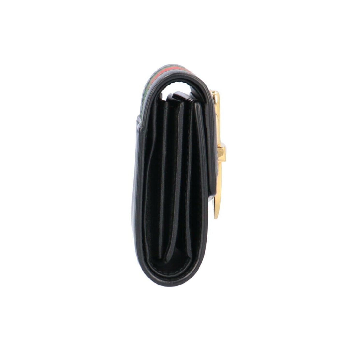 Gucci Black Leather Wallet (Tri-Fold) ( )