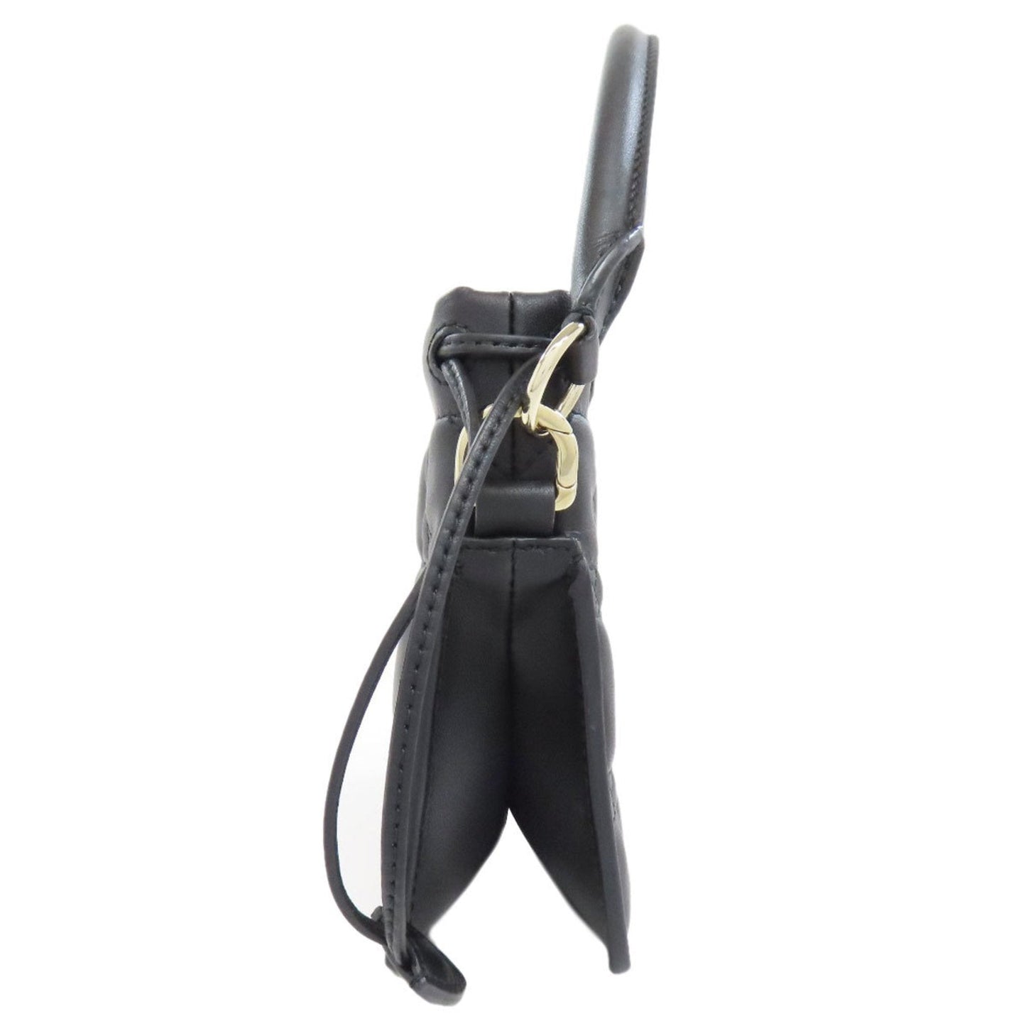 Christian Dior Lady Dior Black Leather Handbag ()