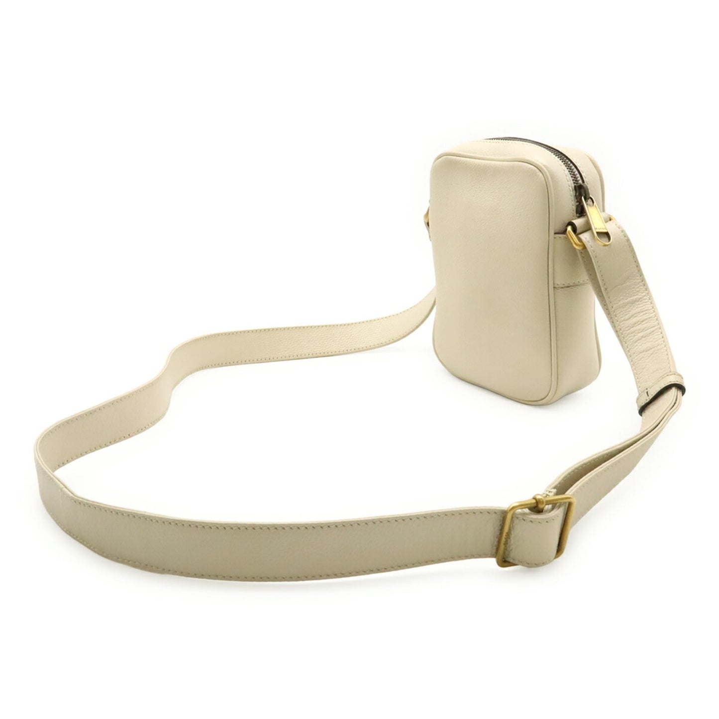 Gucci Ivory Leather Pochette Shoulder Bag ( )