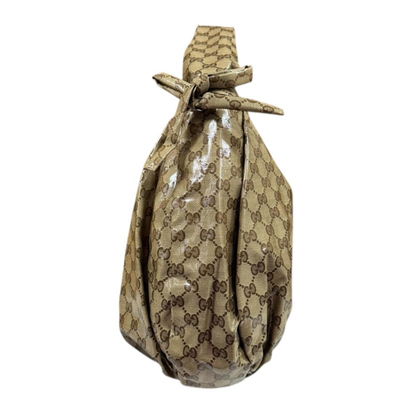 Gucci Beige Gg Crystal Handbag ( )