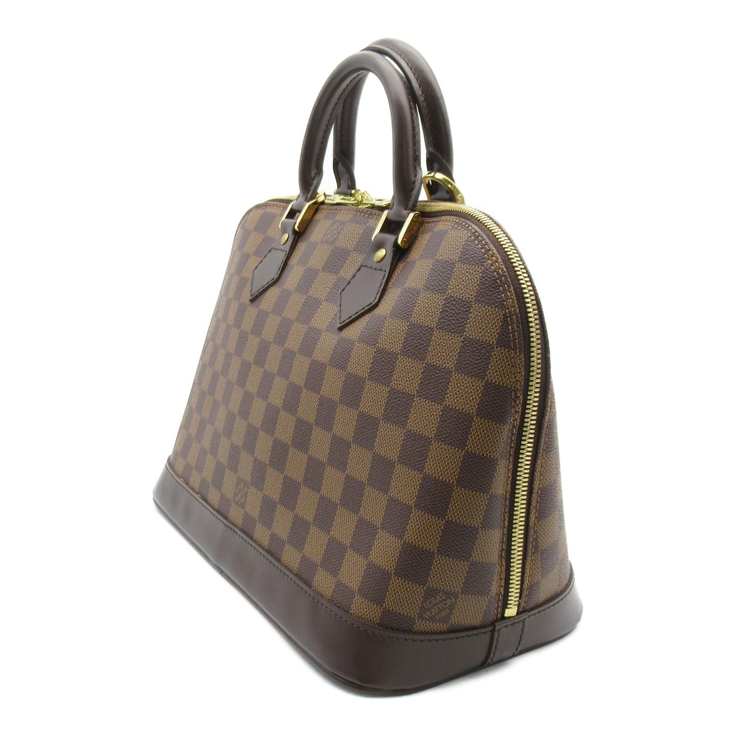 LOUIS VUITTON Alma PM Brown Ebene Damier PVC coated canvas Handbag