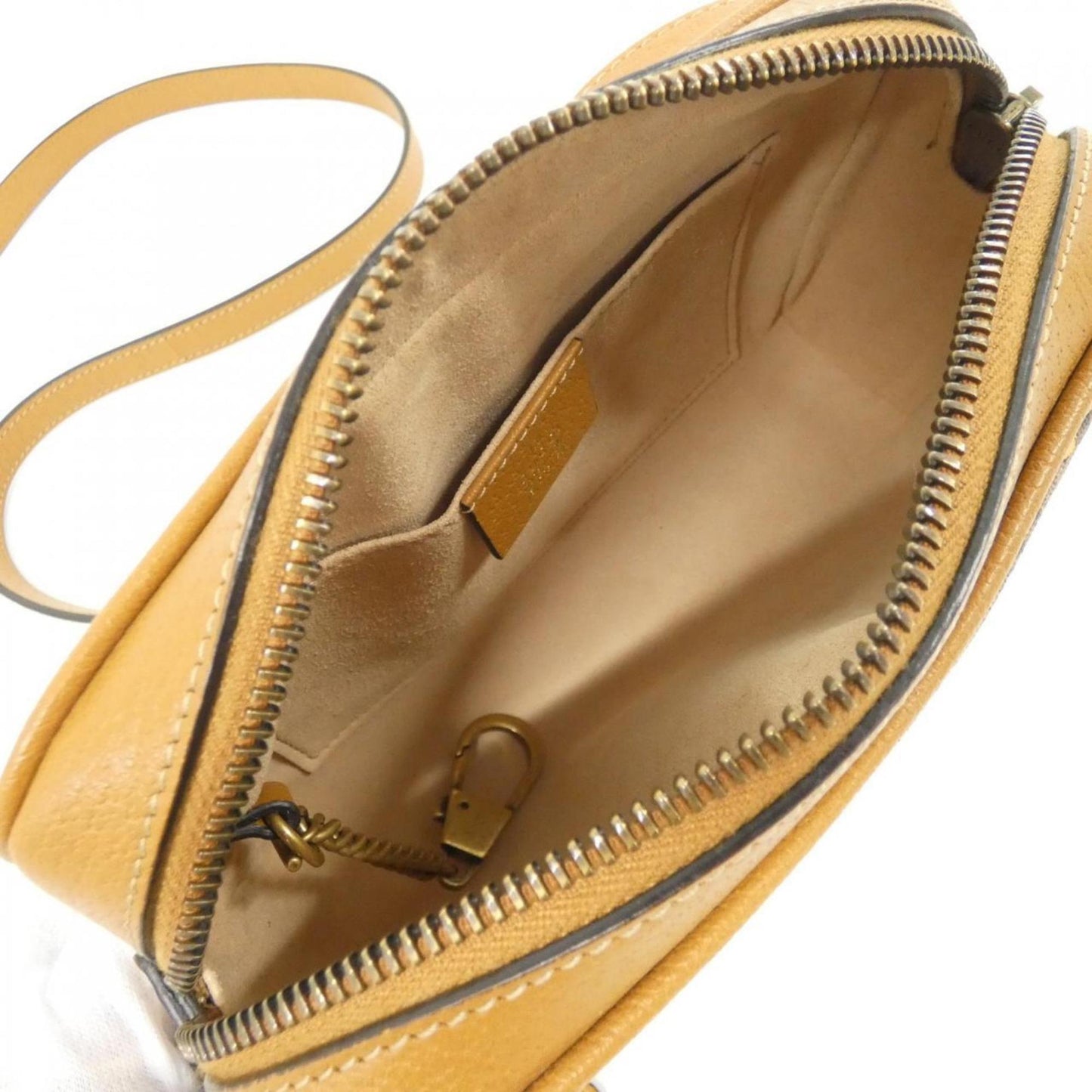 Gucci Beige Light Brown Gg Supreme Leather Shoulder Bag ( )