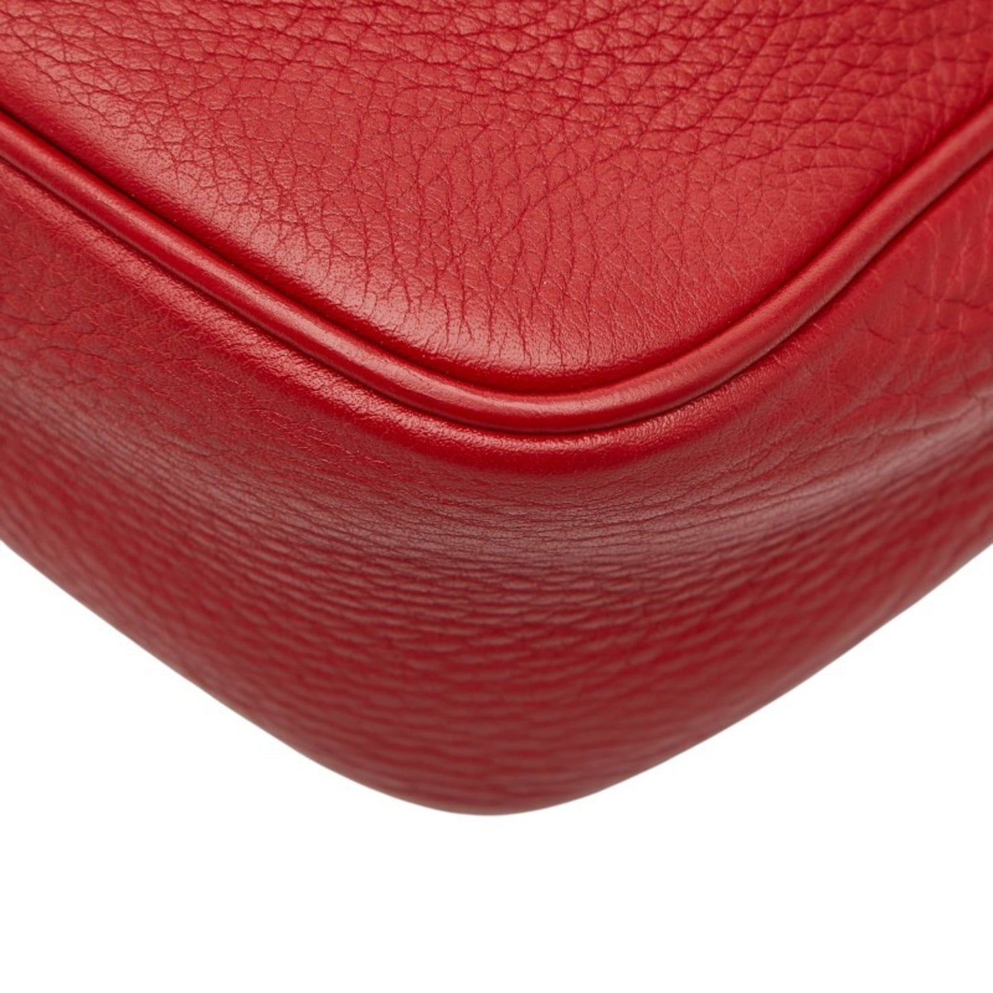 Gucci Red Color Leather Shoulder Bag ( )