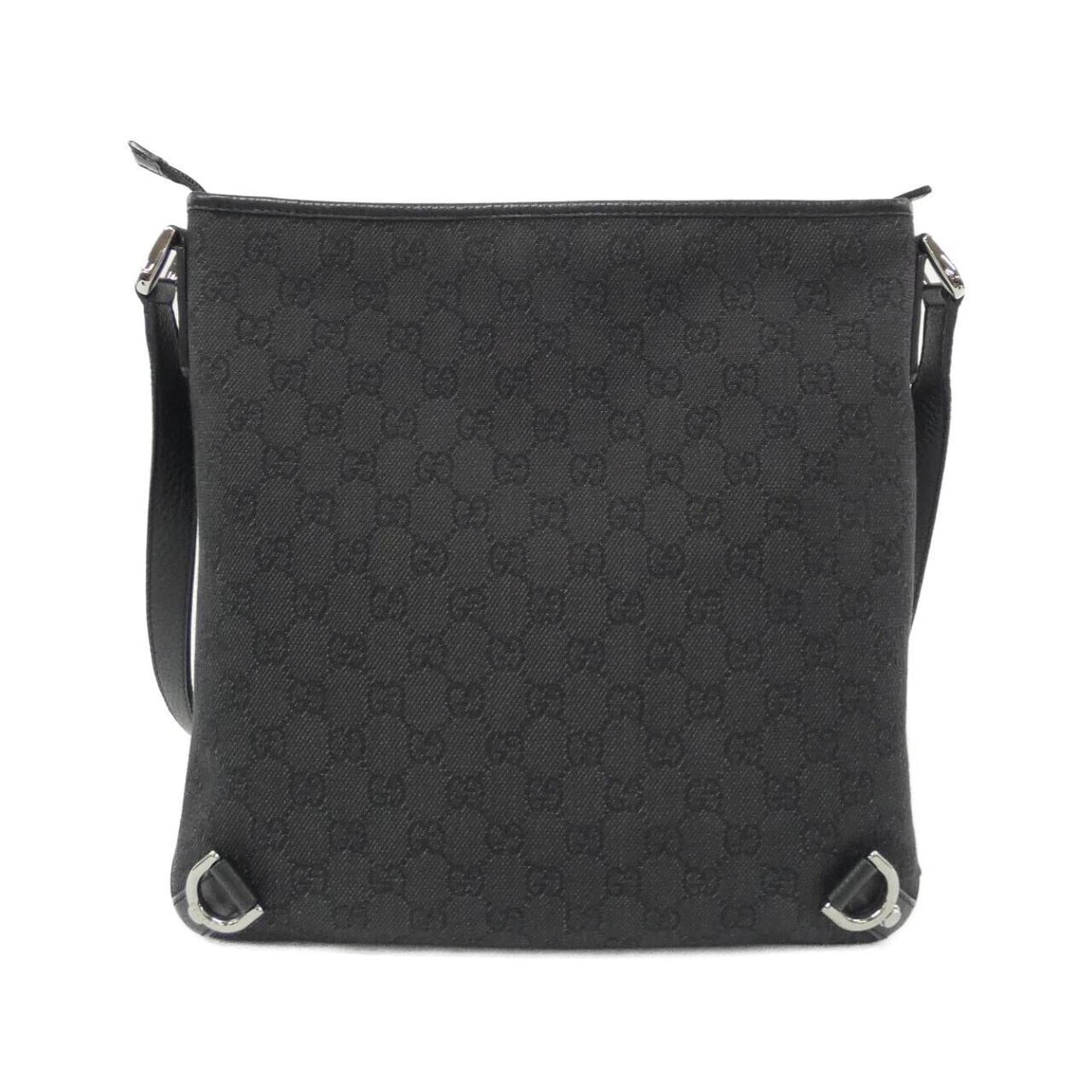 Gucci Black Denim Shoulder Bag ( )