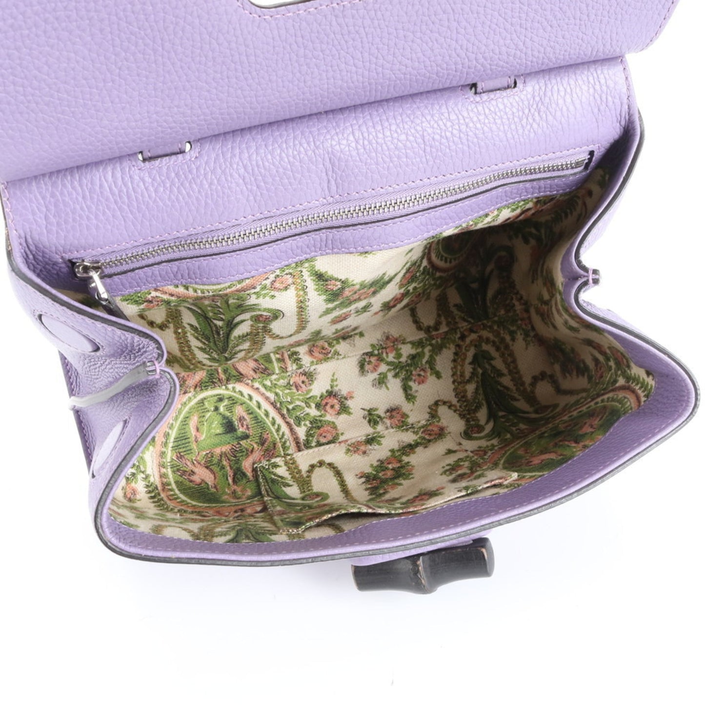 Gucci Purple Leather Handbag ( )