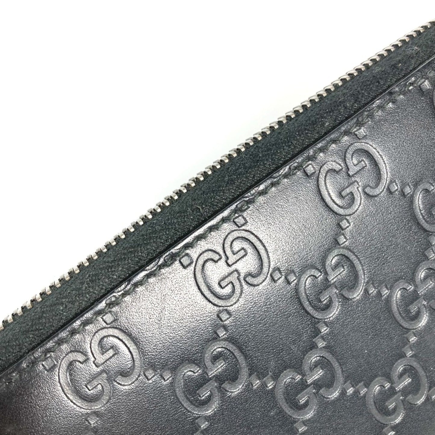 Gucci Black Leather Long Wallet (Bi-Fold) ( )