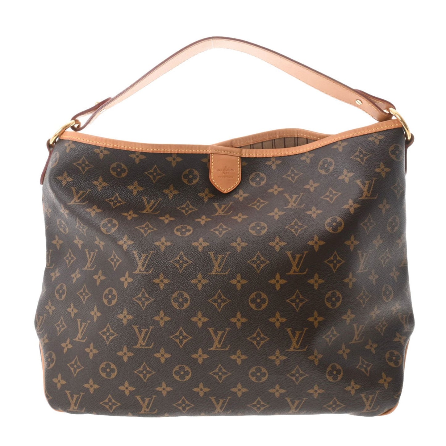 LOUIS VUITTON Monogram Delightful MM Brown M40353 Women's Canvas One Shoulder Bag