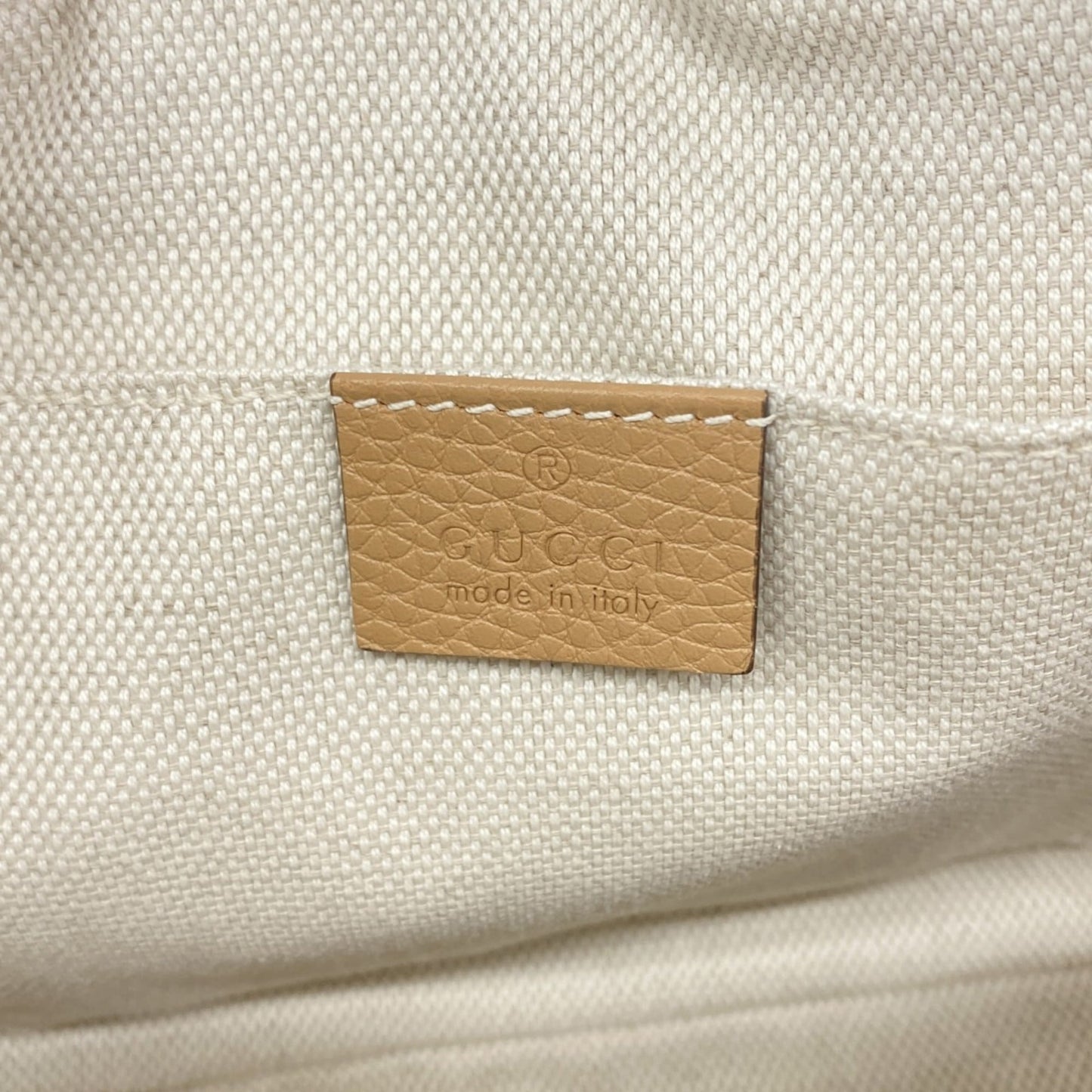 Gucci Beige Leather Shoulder Bag ( )