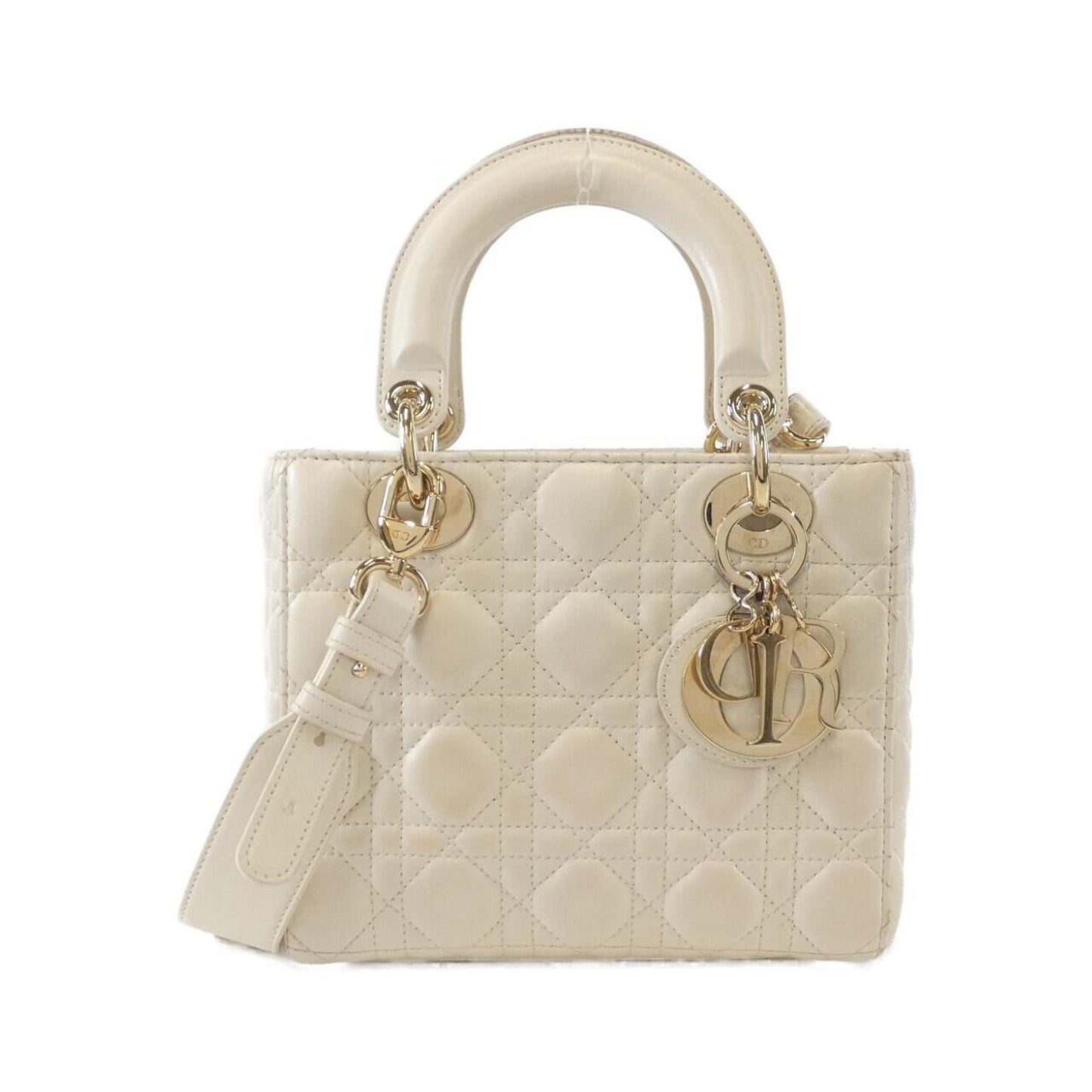 Christian Dior Gold Leather Handbag ()