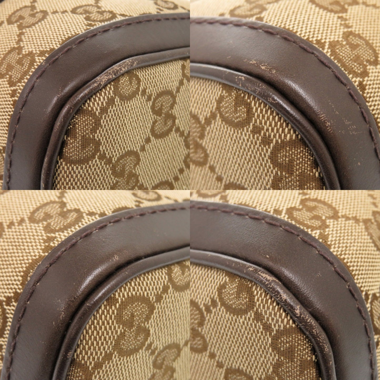 Gucci Beige Gg Canvas Handbag ( )