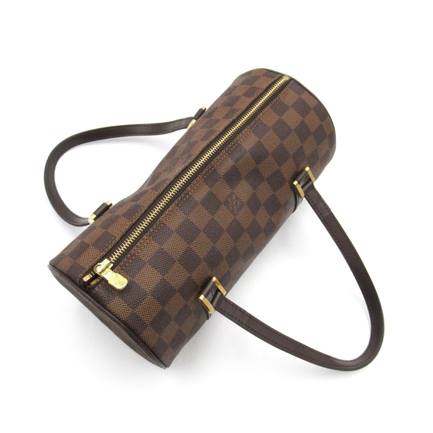 LOUIS VUITTON Papillon Brown Ebene Damier PVC coated canvas Handbag