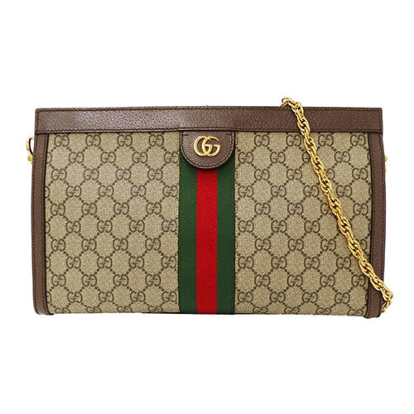 Gucci Brown Pvc Shoulder Bag ( )