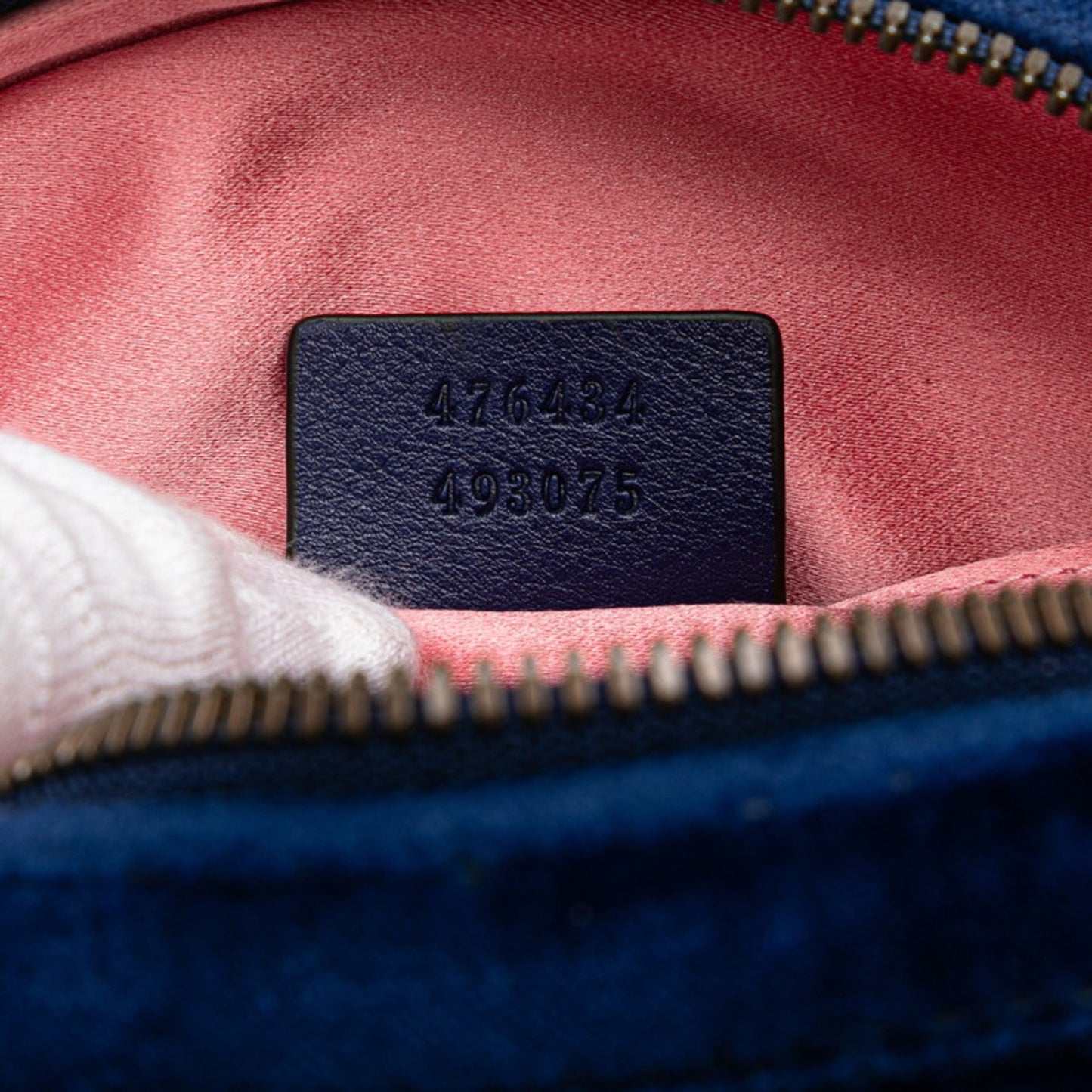 Gucci Gg Marmont Blue Leather Sling Bag ( )