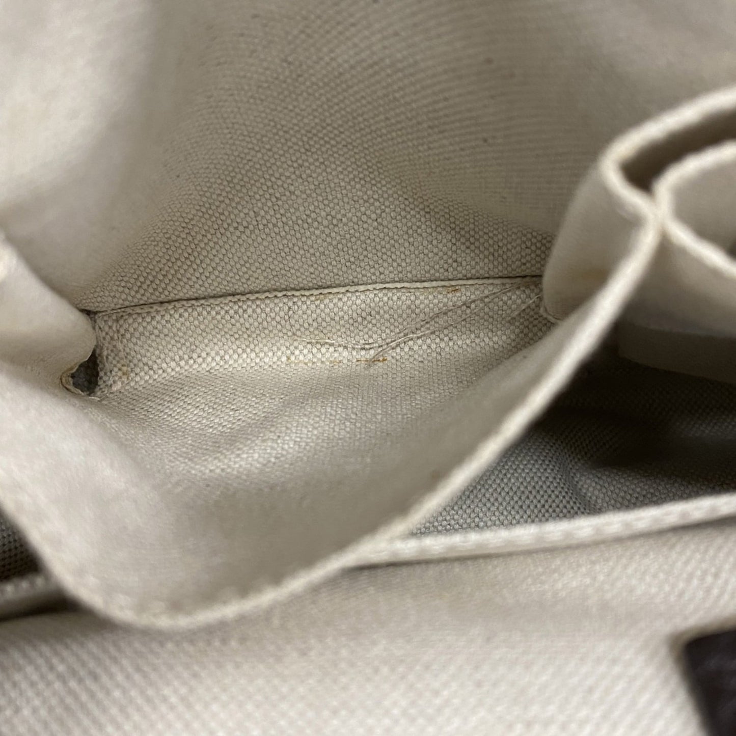 Gucci Brown Canvas Leather Shoulder Bag ( )