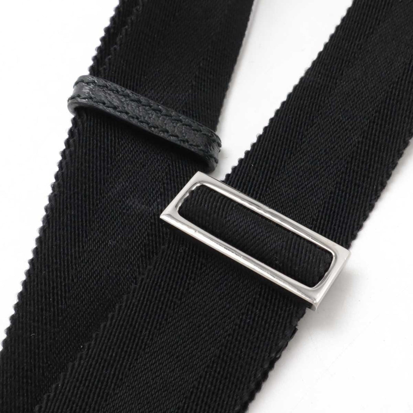 Gucci Gg Canvas Black Gg Canvas Leather Shoulder Bag ( )