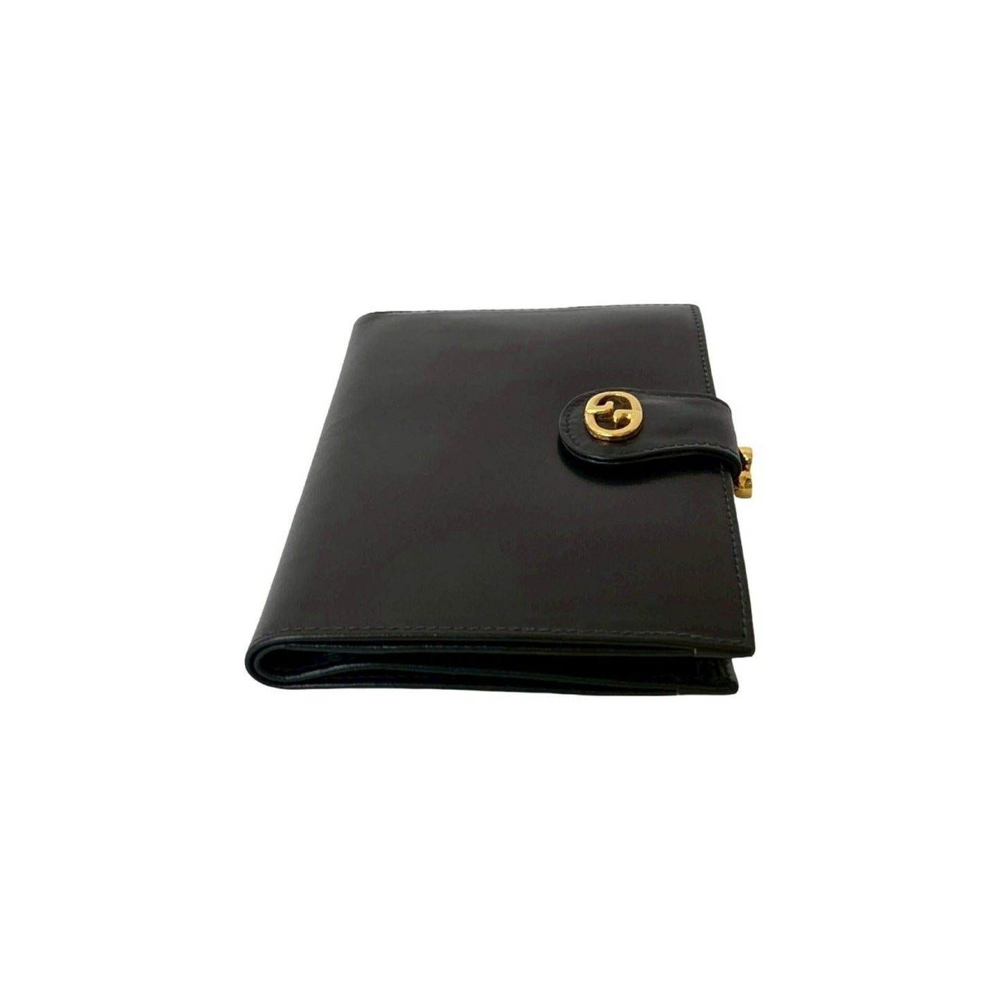 Gucci Black Leather Wallet (Bi-Fold) ( )
